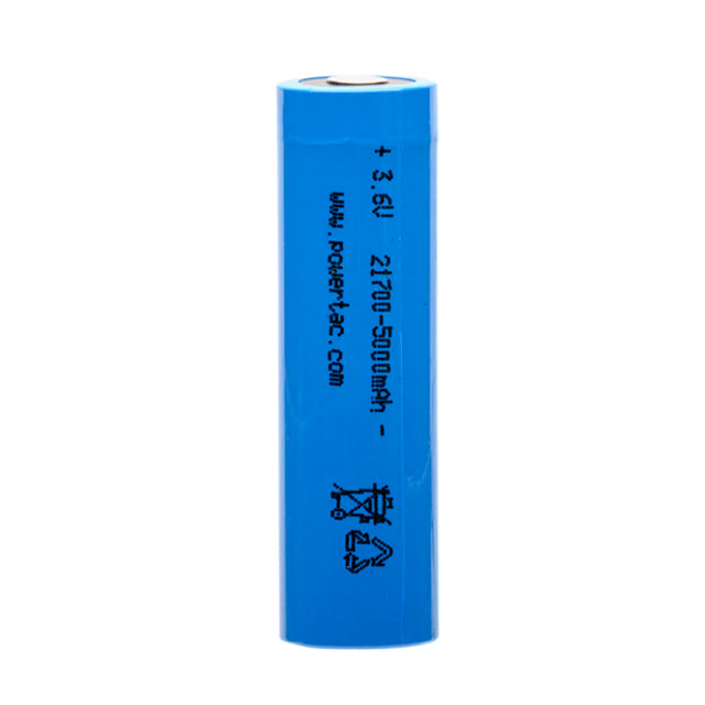 PowerTac 21700 Battery (5000mAh) with PCB Protection for High Energy Devices