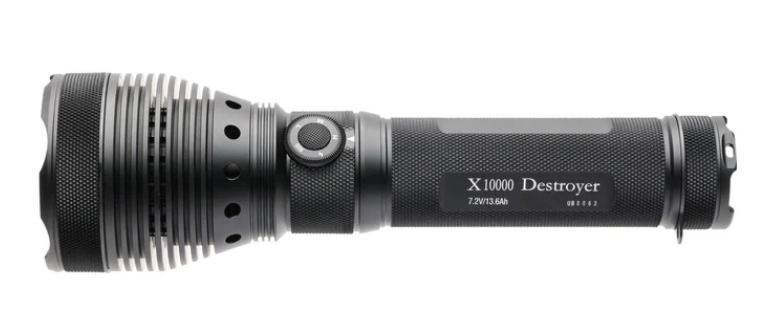 PowerTac DESTROYER-X10K-G2: Unleash 9,500 Lumens Brilliance for Search & Rescue