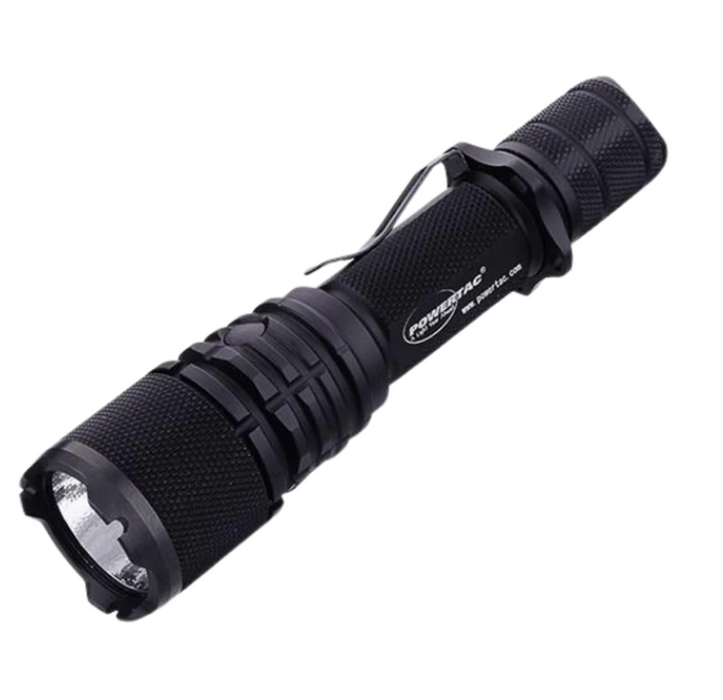 PowerTac Warrior Gen IV: 4200lm Tactical Flashlight with Weapon Package