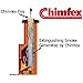 Chimfex By Orion Safety Products - CSIA Approved Chimney Fire Extinguisher - Safe, Quick and Easy - Stops Chimney Fires In Homes in Under 22 Secs. - MADE IN USA