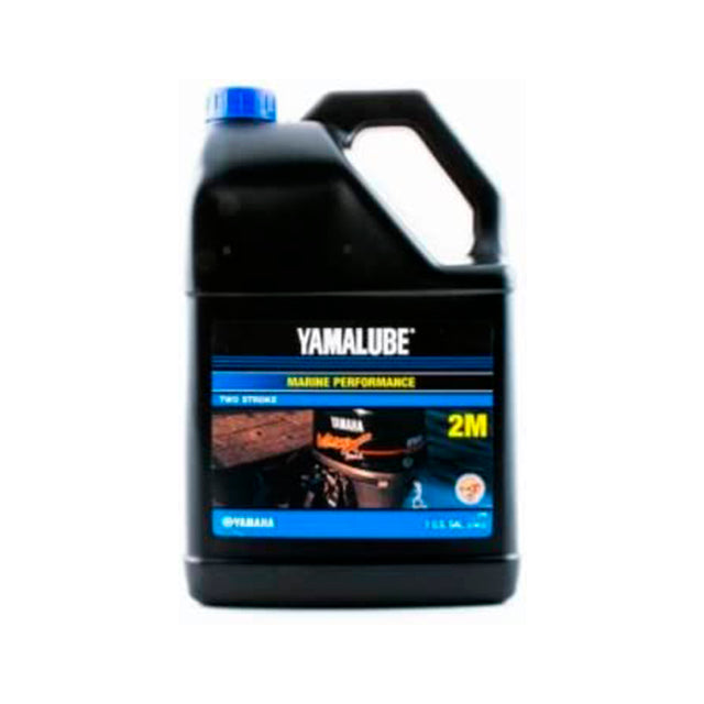 YAMAHA LUB-2STRK-M1-04 Yamalube 2M Marine 2-Stroke Oil NMMA TC-W3 Gallon