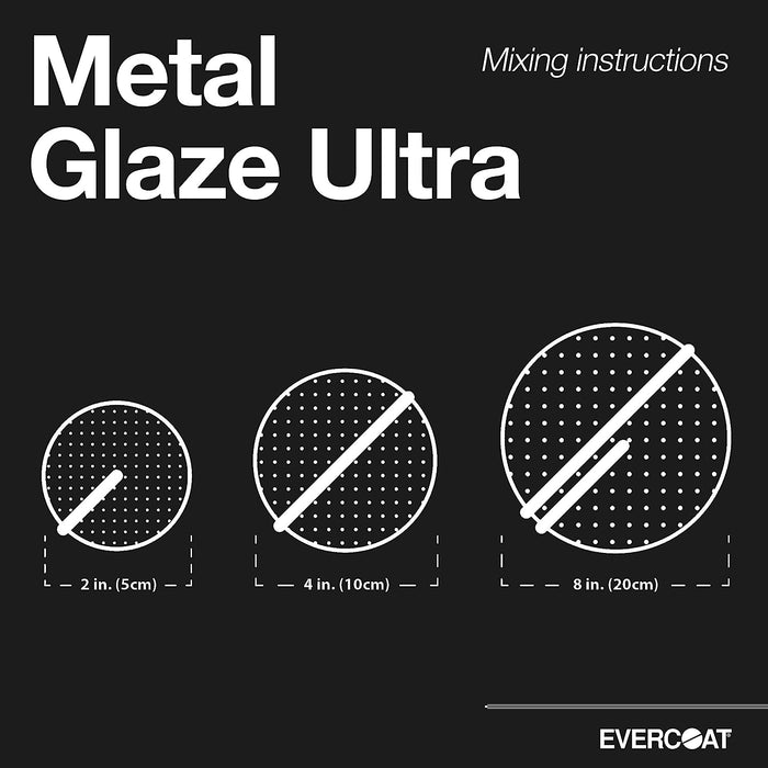 Evercoat Metal Glaze Ultra Polyester Putty for Fiberglass, Aluminum, Steel and More - 30 Fl Oz
