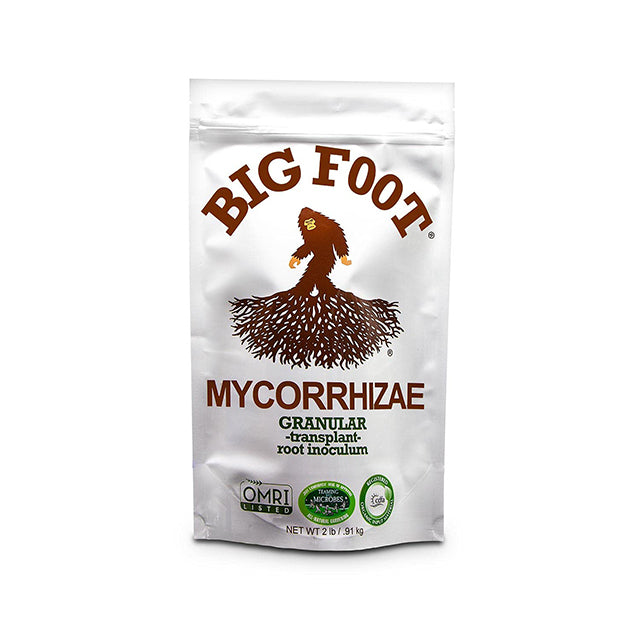 Big Foot Organic Mycorrhizal Granular Fungi Mycorrhizae Inoculant for Plant Root Growth Biochar, Worm Castings, Glomus Intaracides 2 lb