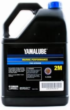 YAMAHA LUB-2STRK-M1-04 Yamalube 2M Marine 2-Stroke Oil NMMA TC-W3 Gallon