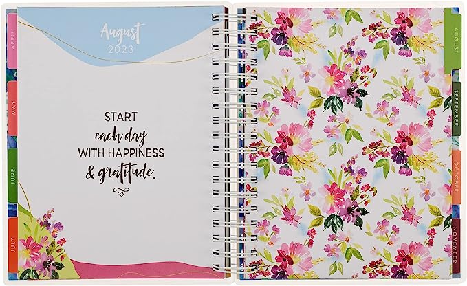 Inspirational 18 Month Planner 2023 A Moment in Time Personal Organizer Daily Weekly Agenda Planner for Women, Elastic Closure Aug 2021-Jan 2023