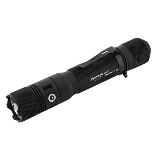 PowerTac Huntsman-LT: 1500 Lumen Long Throw Flashlight with Quiet Switch and Lifetime Warranty