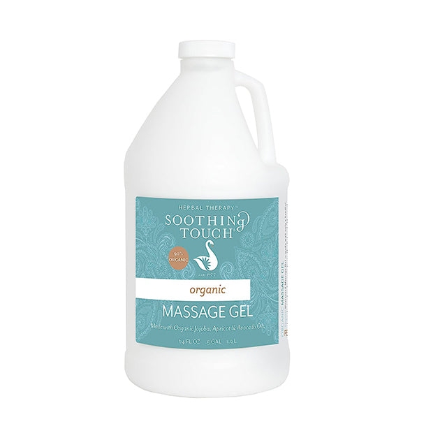 Soothing Touch Organic Massage Gel, Unscented, 64 Ounce