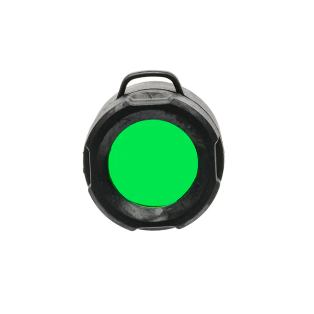 PowerTac Green Filter for E5, M5, M6, E10R, and E9 Flashlights - 25mm Diameter