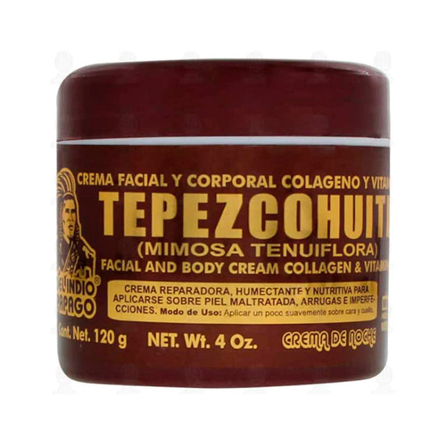 Del Indio Papago Tepezcohuite Night Cream (4oz) JUMBO SIZE!!!