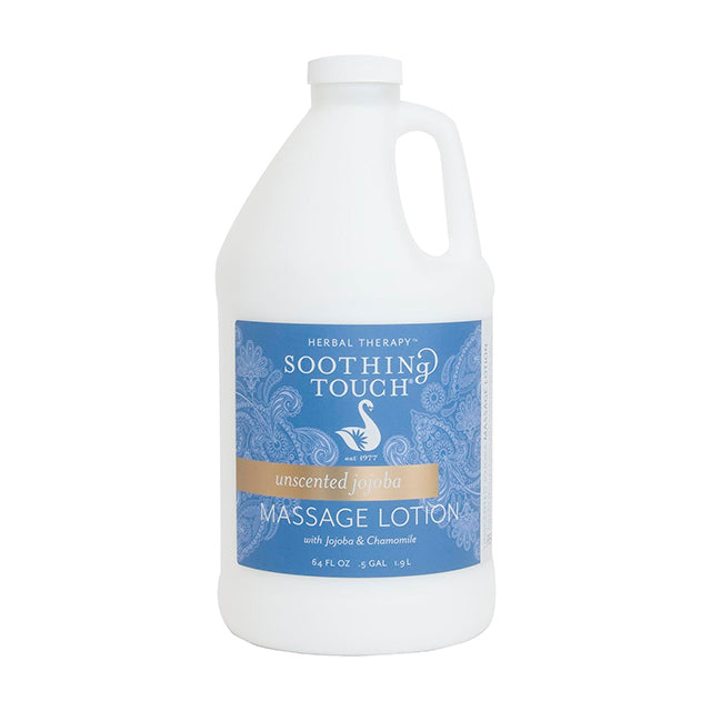 Soothing Touch Unscented Jojoba Massage Lotion, 1/2 gallon