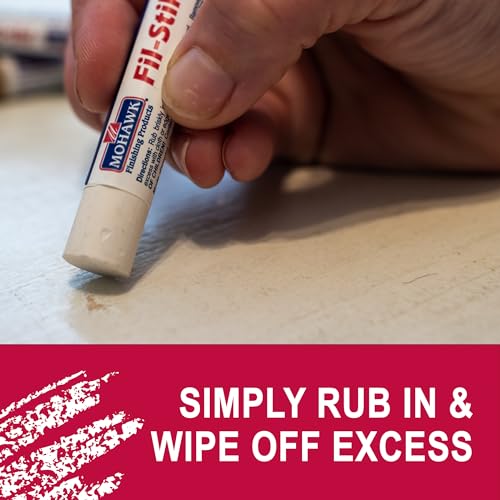 Mohawk Fil-Stik, Wax Putty Stick for Wood Repair, Oyster, M230-0296, 1 Count
