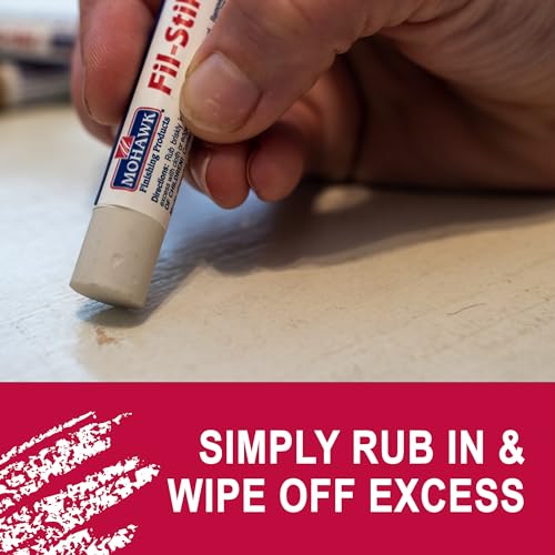 Mohawk Fil-Stik, Wax Putty Stick for Wood Repair, Bone White, M231-9844, 1 Count