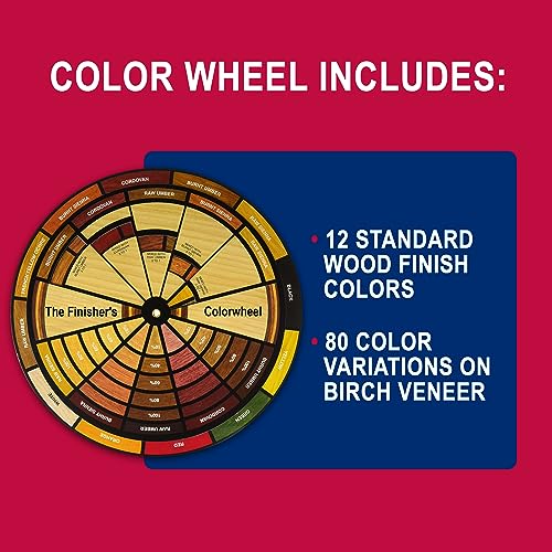 Mohawk Finisher's Colorwheel, Wood Finish, M900-1050, 9-Inch-Diameter Color Wheel