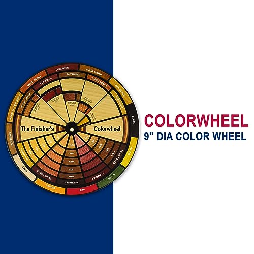 Mohawk Finisher's Colorwheel, Wood Finish, M900-1050, 9-Inch-Diameter Color Wheel