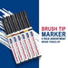 Mohawk Wood Stain Brush Tip Markers Furniture Touch Up Kit, Assorted Colors M265-2201, 6 Pack