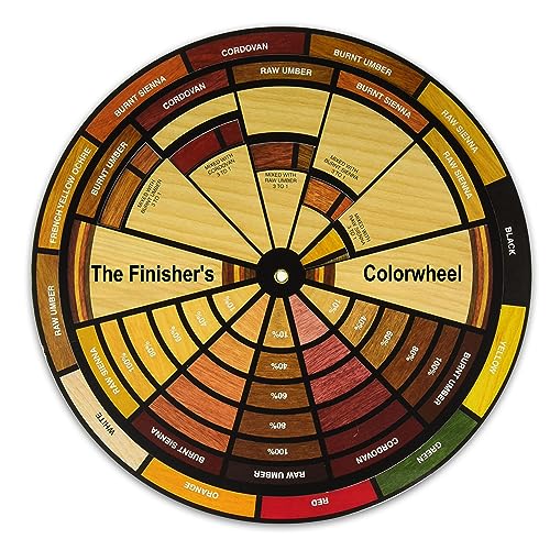 Mohawk Finisher's Colorwheel, Wood Finish, M900-1050, 9-Inch-Diameter Color Wheel