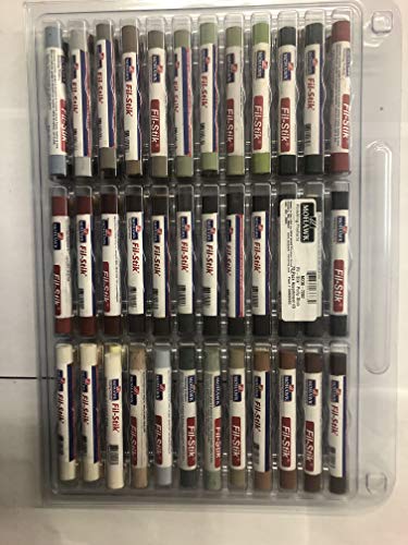 Mohawk Finishing Products Fil Stik Putty Stick 72 Count Clear Semi-hard Waterproof Filler Putty Stick for Wood and Plastic
