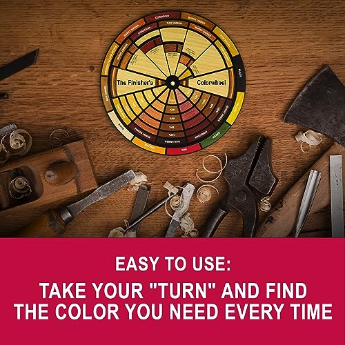 Mohawk Finisher's Colorwheel, Wood Finish, M900-1050, 9-Inch-Diameter Color Wheel