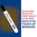 Mohawk Ultra Mark Wood Stain Touch Up Marker, Extra Dark Walnut #2 / Tawny Walnut M280-0209, 1 Count