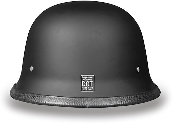 Daytona Helmets Half Shell German Motorcycle Helmet – DOT Approved