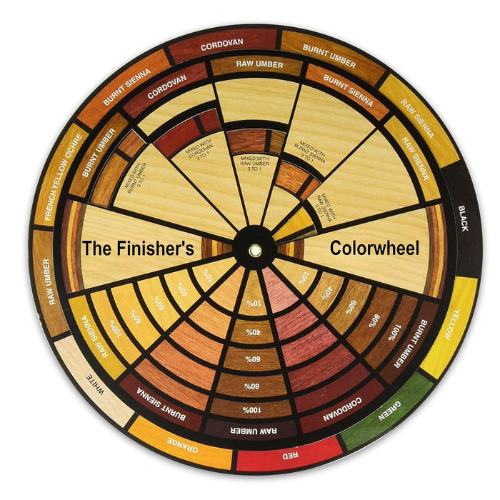 Mohawk Finisher's Colorwheel, Wood Finish, M900-1050, 9-Inch-Diameter Color Wheel