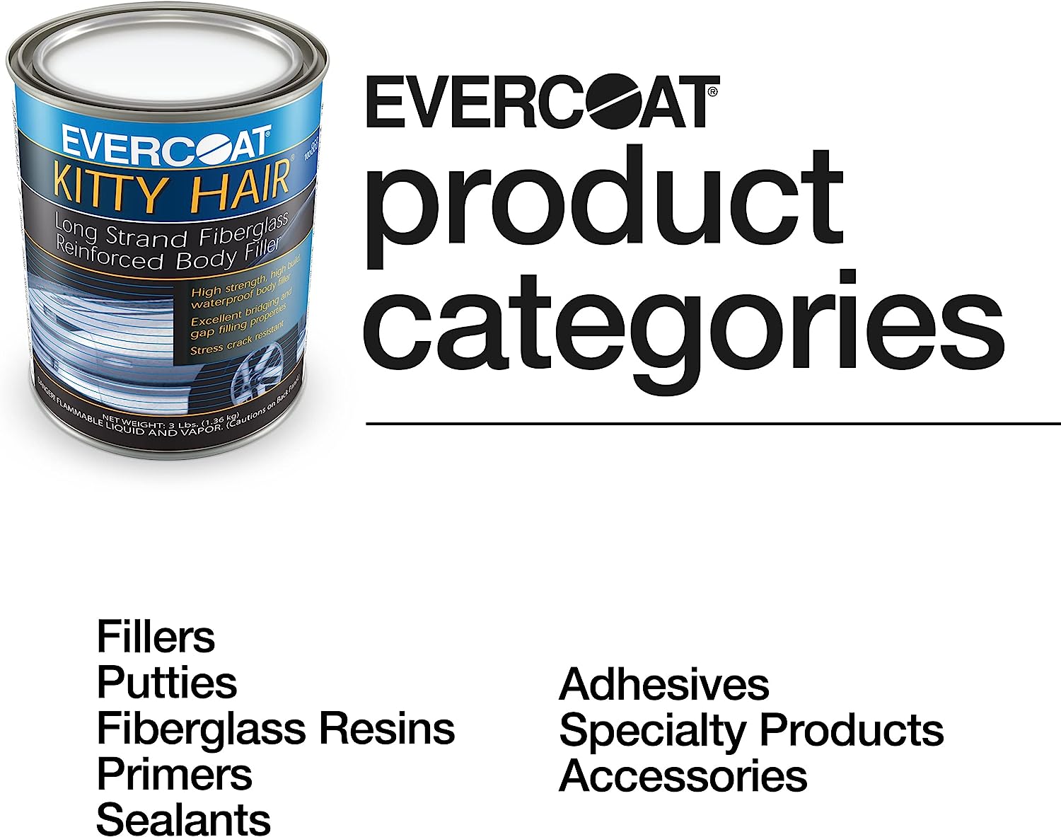 Everocat Kitty Hair Long Strand Fiberglass Reinforced Filler For Fiber — Amaranth Group 1013