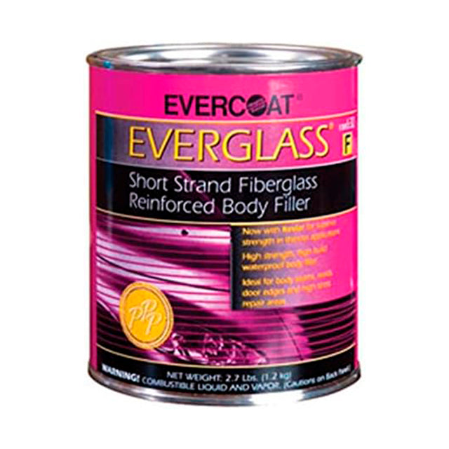 Evercoat Everglass Short Strand Fiberglass Reinforced Filler - Waterproof Filler - 32 Fl Oz