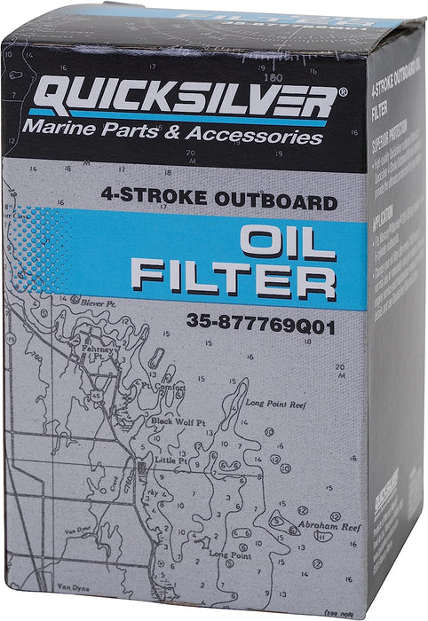 Quicksilver 877769Q01 Oil Filter for Mercury Verado Six-Cylinder Outboards