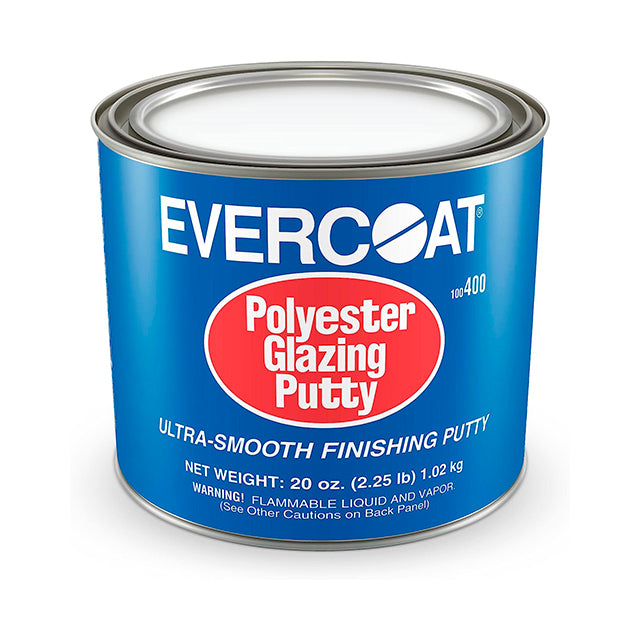 Evercoat Polyester Glazing Putty for Galvanized Steel, Aluminum, Fiberglass & More - 20 Oz