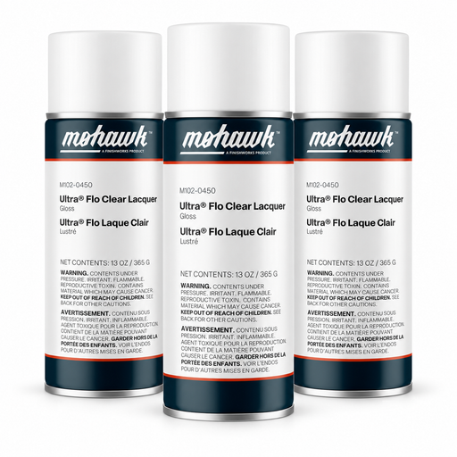 Three-pack of Mohawk M102-0450 Ultra Flo Clear Gloss aerosol