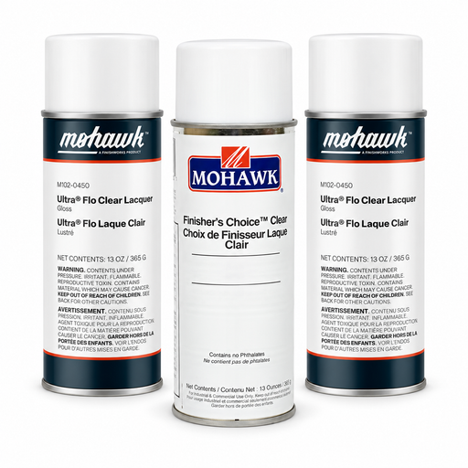 Mohawk professional three-pack with sanding sealer and two clear gloss aerosols