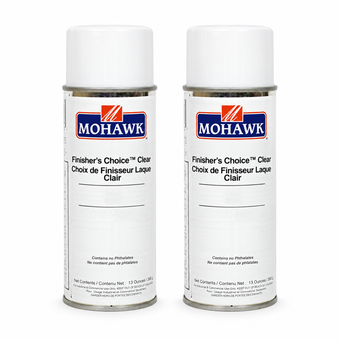 Two-pack of Mohawk Finisher's Choice Clear Sanding Sealer aerosol
