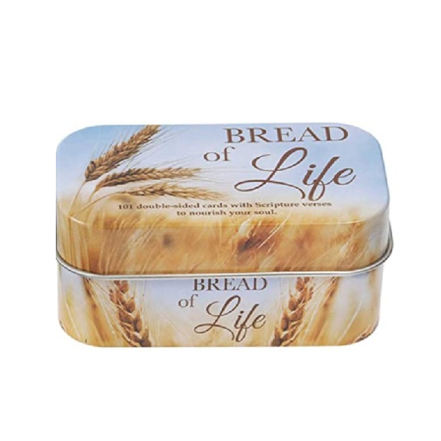 Christian Art Gifts Bible Verse Cards, Set of 2 Bread of Life Promise Boxes