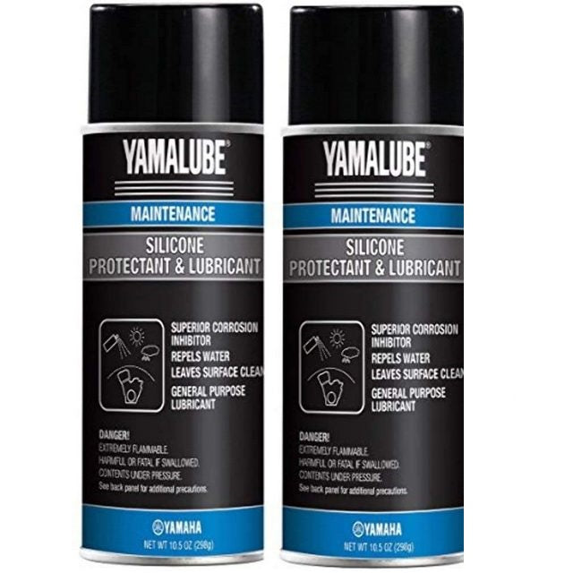 Yamaha ACC-SLCNS-PR-AY Silicone Spray Protectant & Lubricant, Pack of 2