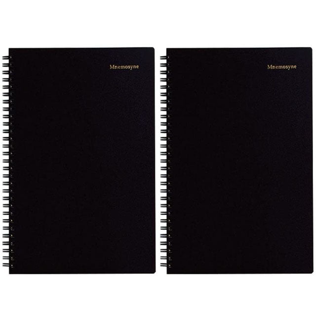 Maruman Mnemosyne Special Memo Notepad - B5 (6.9" X 9.8") - 7 mm Rule Divisions - 30 Lines X 80 Sheets (Pack of 2)