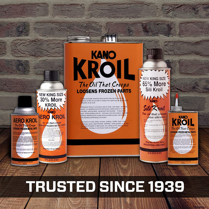 Kroil Penetrating Oil (Aerokroil), 16.5 oz. Aerosol, Pack of 12