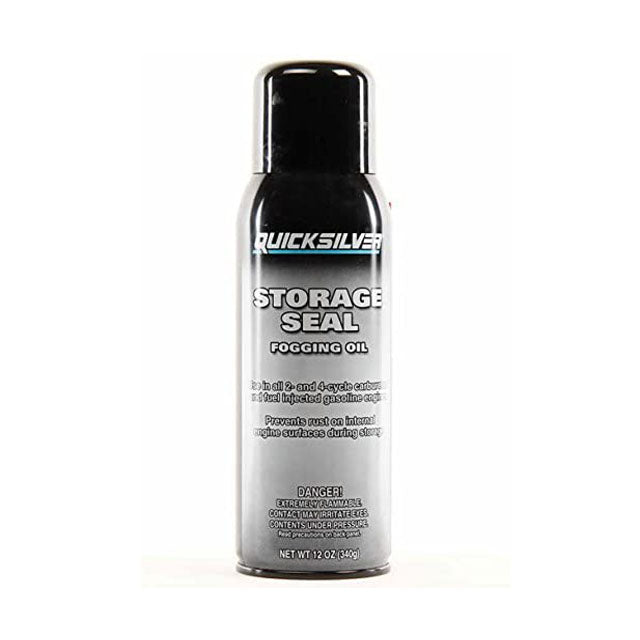 Quicksilver Boat Storage Seal FOGGING Oil for All 2 & 4 Cycle Carburated & Fuel Injected Gas Engines Outboards Inboard & Sterndrives