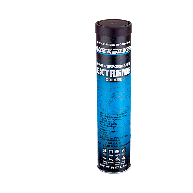 Quicksilver 8M0071841 High Performance Extreme Grease/Lubricant with PTFE - 14 Oz. Cartridge